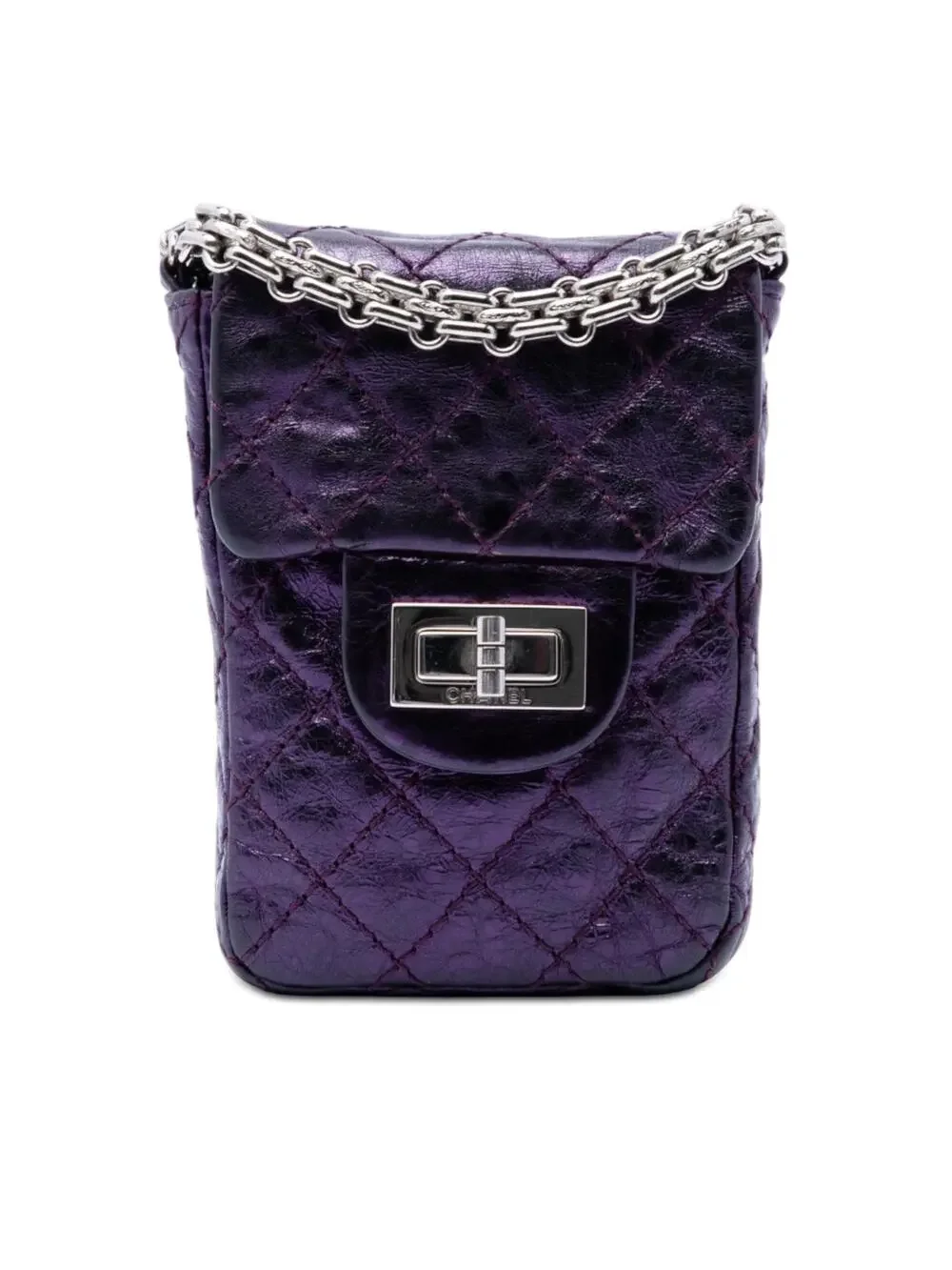 Chanel Quilted Metallic Aged Calfskin #306051C12B